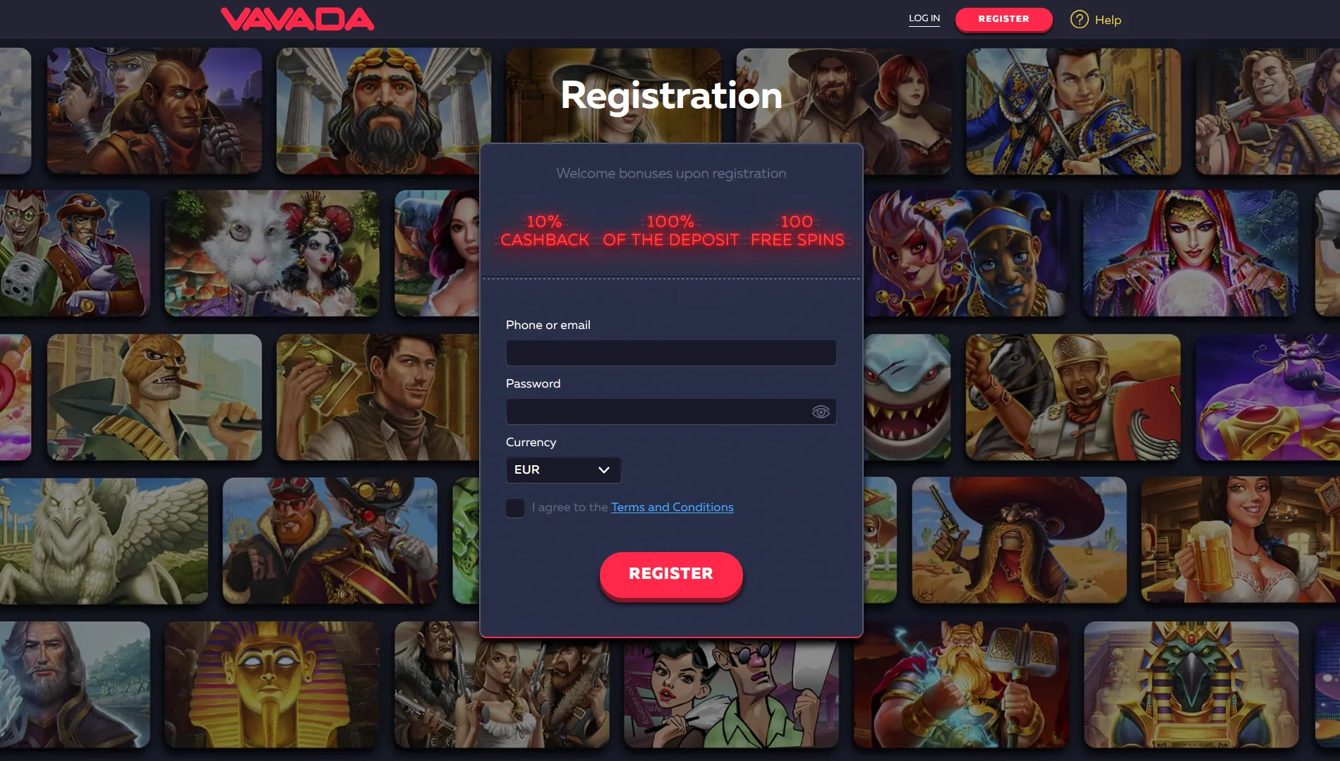 Početak: Vavada registracija s početnim poticajem